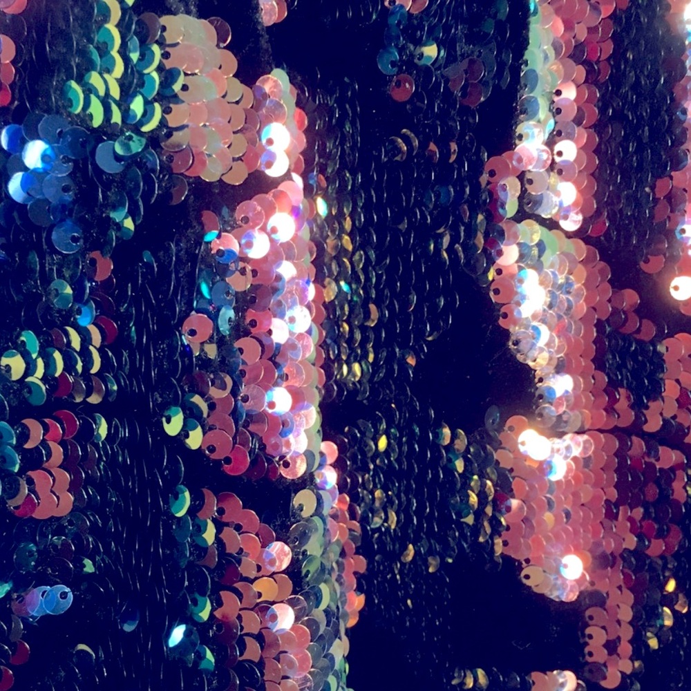 Zara Multicolor Sequin Mini Skirt - Picture 6 of 16